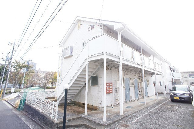 未貴ハイムＣ棟の外観|現地待合せで案内できますよ！