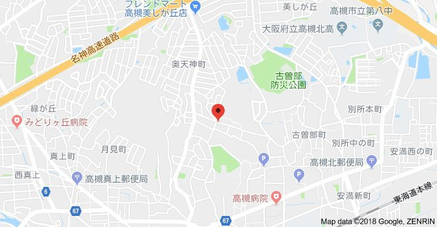 プチパレ天神の地図