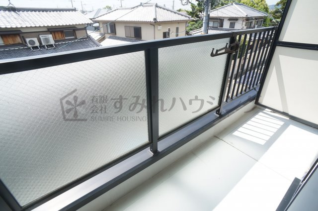 エンジェル坂下のバルコニー