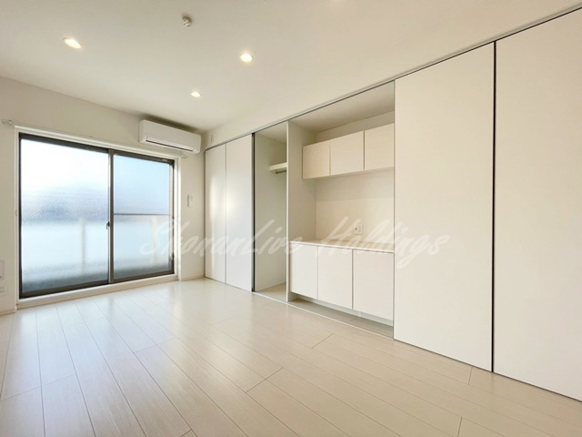 藤沢市湘南台１丁目のアパートの居間・リビング