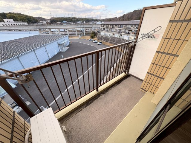 シティパレス真弓のバルコニー