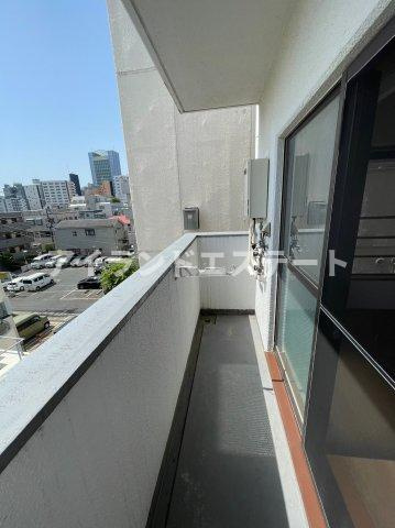 札幌ビル　駅近　最上階　角部屋のバルコニー