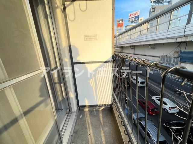 モンメゾン　駅近　陽当たり良好　高層階のバルコニー