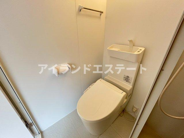 ハウス松下　駅近　最上階　リノベーション済み　のトイレ