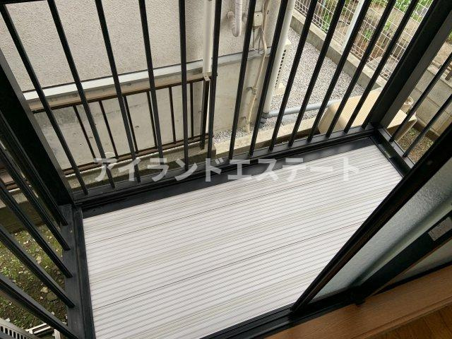 パークサイド駒沢　角部屋　陽当たり良好　のバルコニー