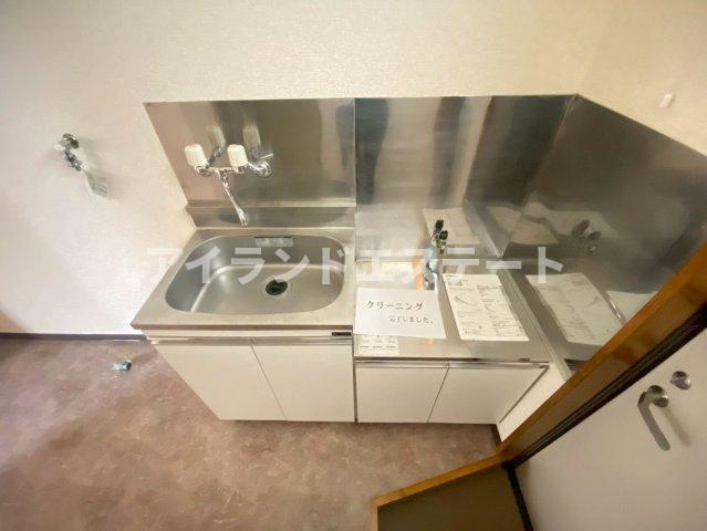 シャトー東条　駅近　バストイレ別　陽当たり良好のキッチン|※別号室参考写真