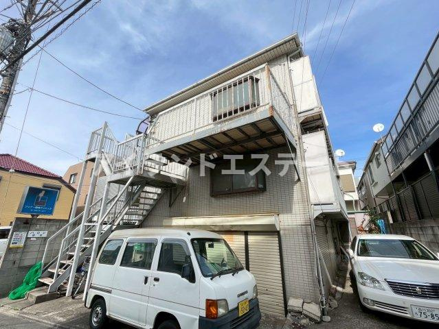 バロン野沢　陽当たり良好　通風良好　学生さんおすすめのエントランス