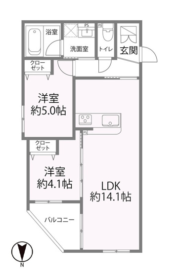 【間取り】 | グラン今里NORTH