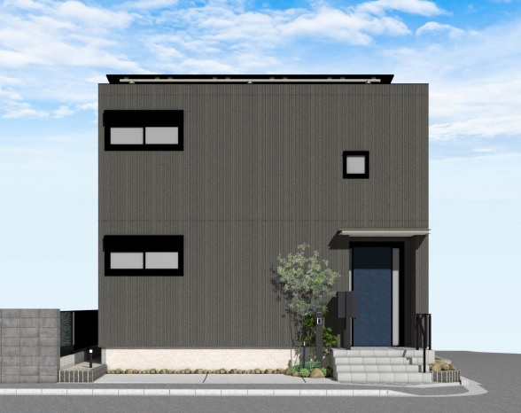 （仮称）井口３丁目ヘーベルハウスの外観パース