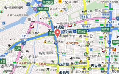 【地図】 | インベスト本町WEST