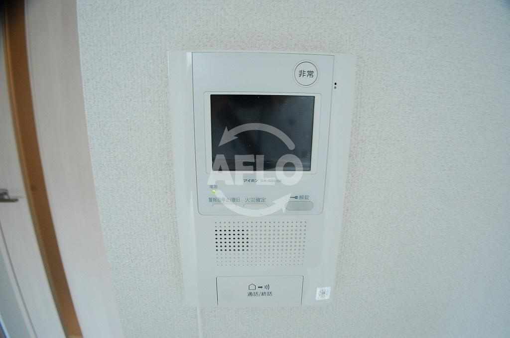 プレサンス上町台リベルテのセキュリティ|プレサンス上町台リベルテ　TVモニター付きインターホン