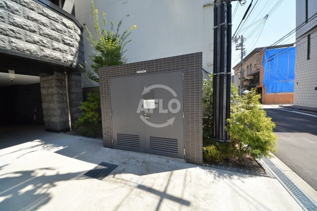 プレサンス上町台リベルテのその他共用部分|プレサンス上町台リベルテ　ゴミ置き場