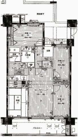 【間取り】 | ダイアパレス東松山ミオファーレ