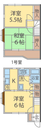 プロスペール・セイワB館の間取り