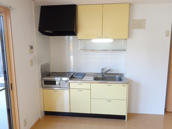 ソシアドミール A棟のキッチン