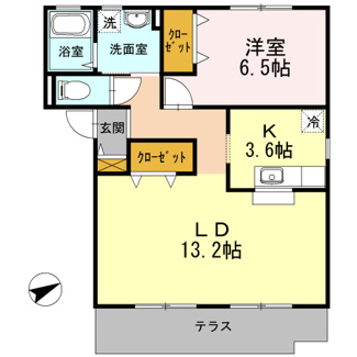 【間取り】 | グランアベニュー真美B棟