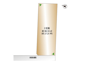 【参考プラン】 | 建物参考プラン(2LDK+2S、建物面積90.35㎡、予定価格1,500万円(税込))