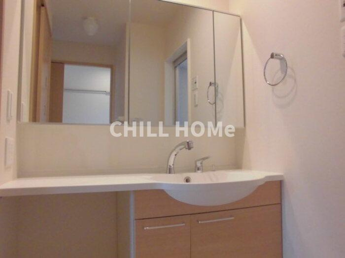 ガーデンハイツリリーフ　Ⅱの洗面所|当社、チルホームのHPもご覧ください(^^)/物件情報多数♪