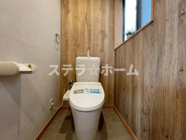 北江口4 中古戸建のトイレ|コンパクトで使いやすいトイレです
