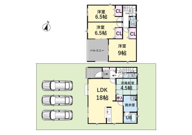 クレイドルガーデン坂井市坂井町朝日　第３
