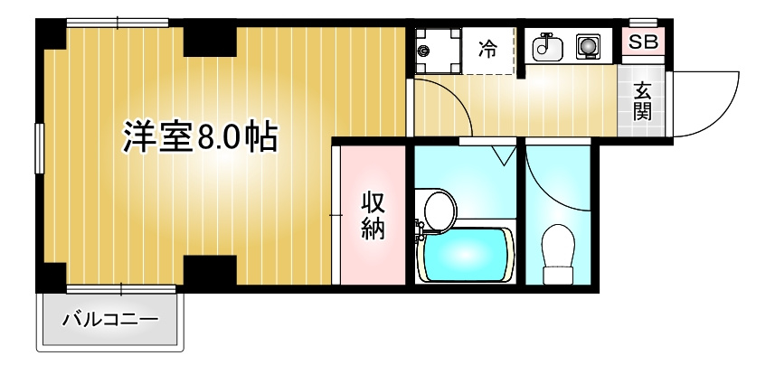 第96プロスパービル|名古屋市の賃貸ならMy賃貸の間取り|第96プロスパービル（旧ベルコモンズ）