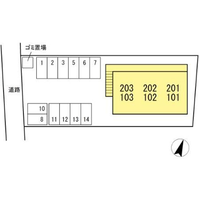 【区画図】 | メロディハイム