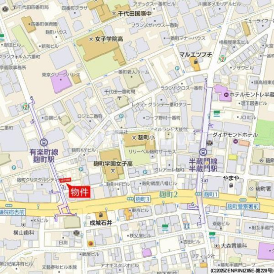 【地図】麹町レジデンス
