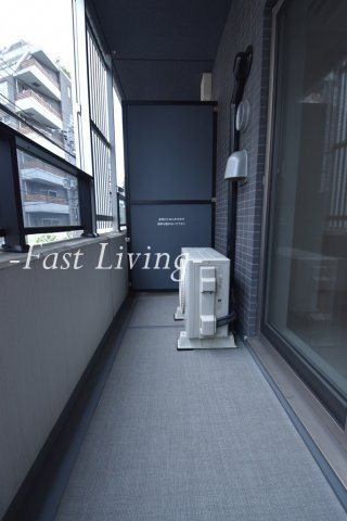 レジディア神楽坂Ⅱのバルコニー
