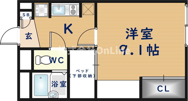 【間取り】 | レオパレスリーザ美園