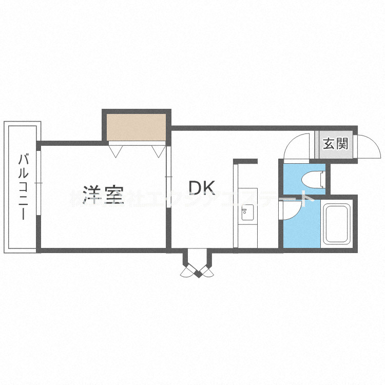 サニーハイツ住吉の間取り