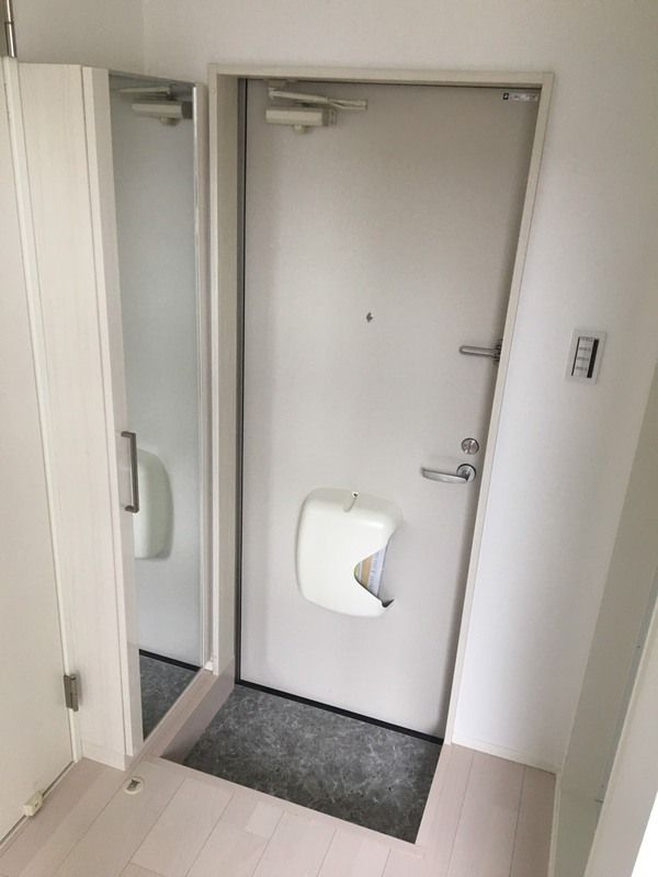 ハーモニーテラス大山西町の玄関