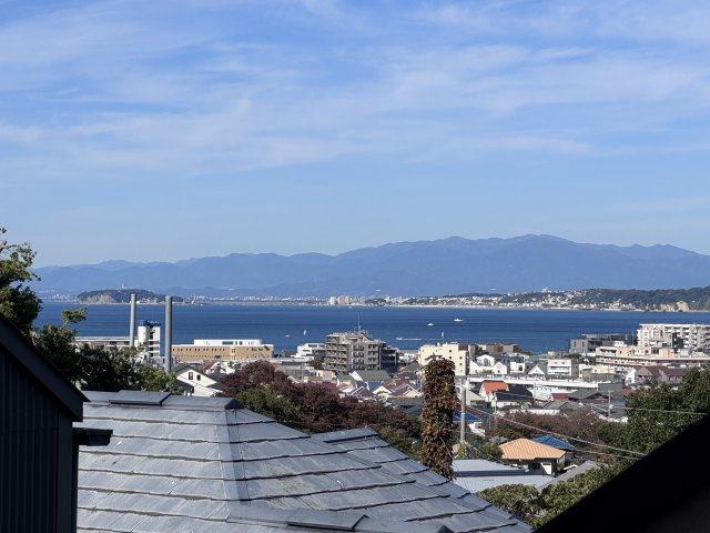 海見え！富士山・江ノ島・相模湾を臨むの画像