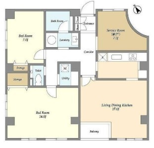 【間取り】 | カステーオ目黒原町