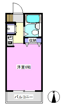 ラフォーレナミキの間取り
