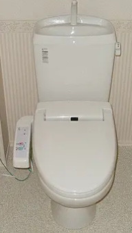 ヴィルヌープ弐番館のトイレ|コンパクトで使いやすいトイレです