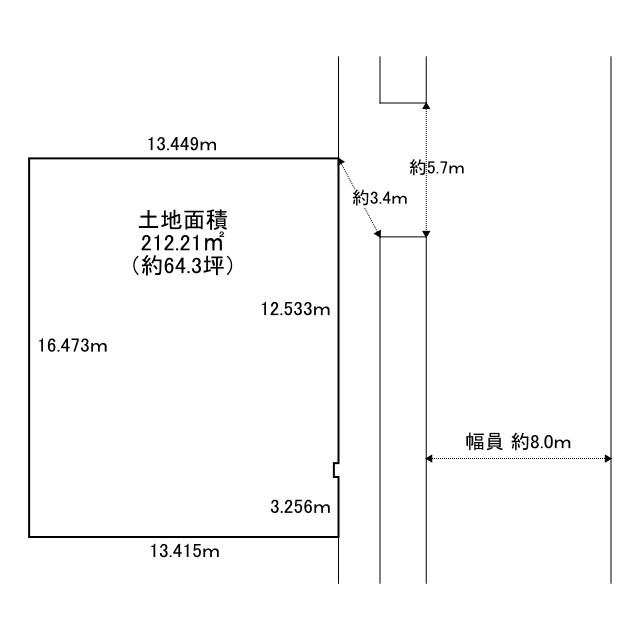 本巣市 文殊（本巣駅）住宅用地の土地図