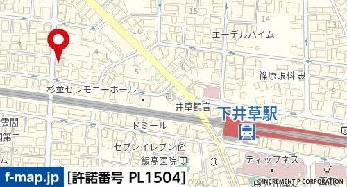 ヴィエント井草の地図