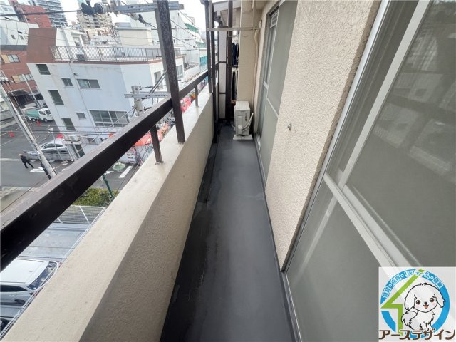 三陽南マンションのバルコニー