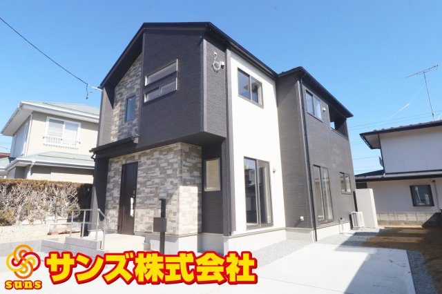 郡山市安積町南長久保2丁目　　　1号棟　　　安積第３小学校、安積第２中学区の外観|南西側から見た外観♪