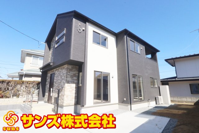 郡山市安積町南長久保2丁目　　　1号棟　　　安積第３小学校、安積第２中学区の外観|南西側から見た外観♪