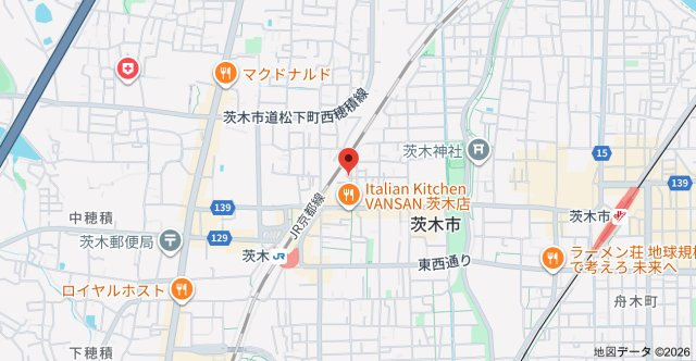 リブリ・サナップJR茨木の地図