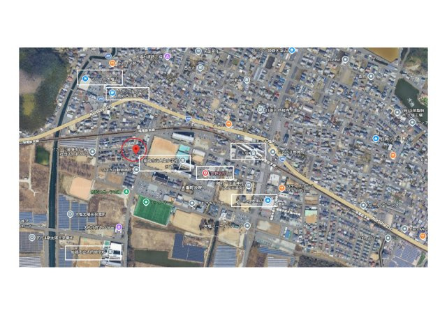 【地図】 | 姫路市大塩町汐咲 中古戸建 | 山陽「大塩駅」まで徒歩約5分ですので通勤、通学に便利な立地です。また、周辺環境にはコンビニ、スーパーが徒歩圏内にございます。