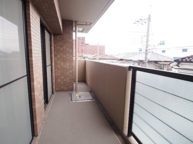 コスモ茨木上穂積のバルコニー