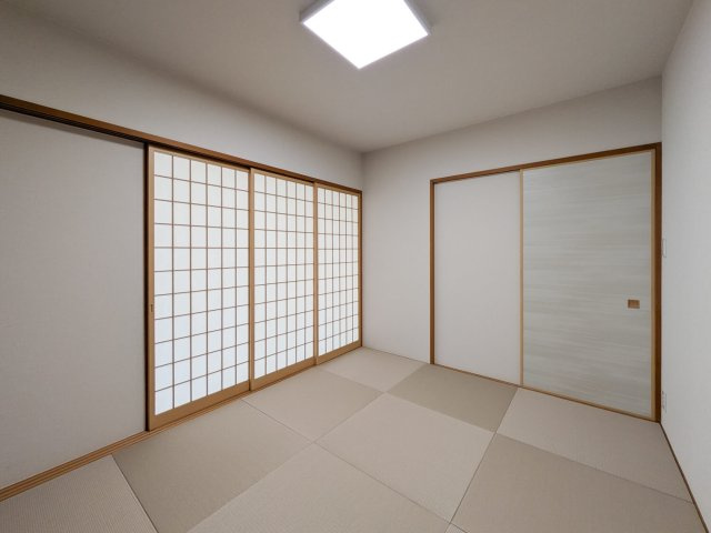 エルヴェール神戸本山アーバンライフの和室|約5.6帖の和室
リビングと繋がっており、くつろぐスペースとしても使用可能です。