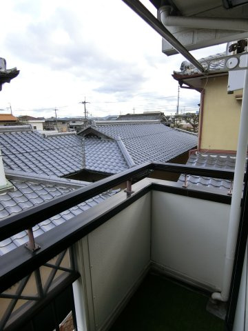 エクセル小西D棟のバルコニー