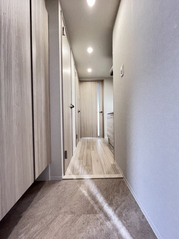 大阪市城東区東中浜２丁目の賃貸マンションの玄関