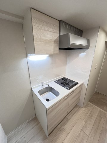 大阪市城東区東中浜２丁目の賃貸マンションのキッチン