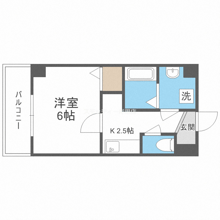 グランパシフィック清水丘の間取り