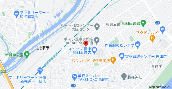 Affabileの地図