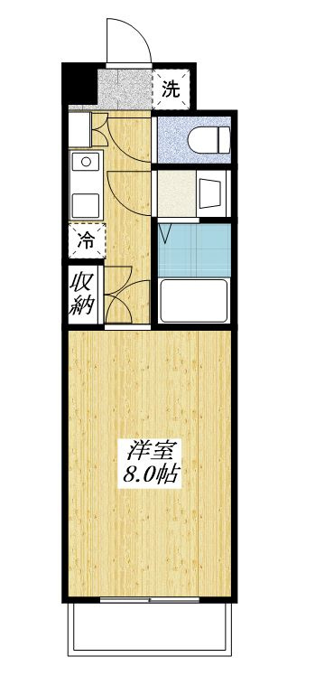 シャンブル高幡の間取り